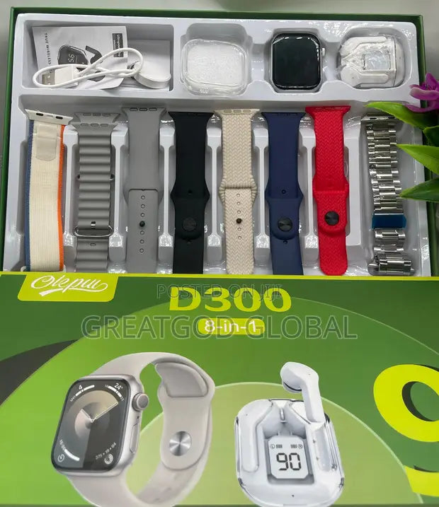 D300 Smartwatch – Advanced Features, Stylish Design & Long Battery Life at an Unbeatable Price!