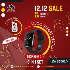 D300 Smartwatch – Advanced Features, Stylish Design & Long Battery Life at an Unbeatable Price!